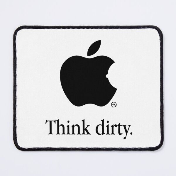 Item preview, Funny Logo Think Dirty designed and sold by bamantara94.