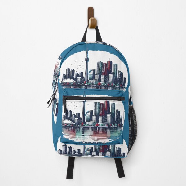 Item preview, Toronto Skyline at Night: 3D Sketch of Bay & Queens Quay, designed and sold by PaintMeWorld.