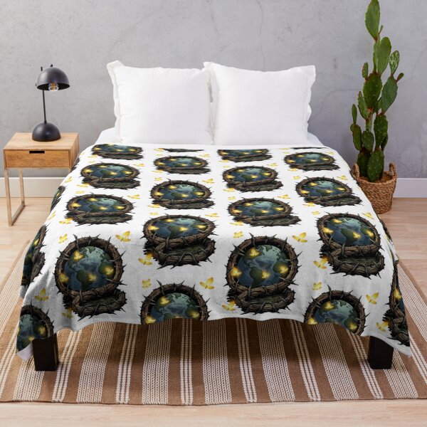 Item preview, Earth Entangled by Thorns with Fireflies designed and sold by ibobo4656.