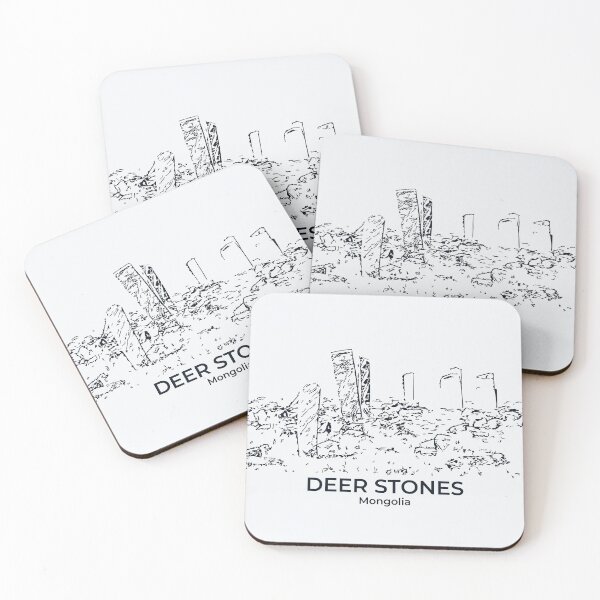 Item preview, Deer Stones - Mongolia designed and sold by Lakeric Cityscapes.