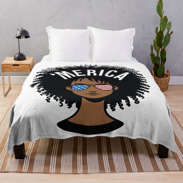 Item preview, 'merica Afro Woman designed and sold by PaulSDesign.