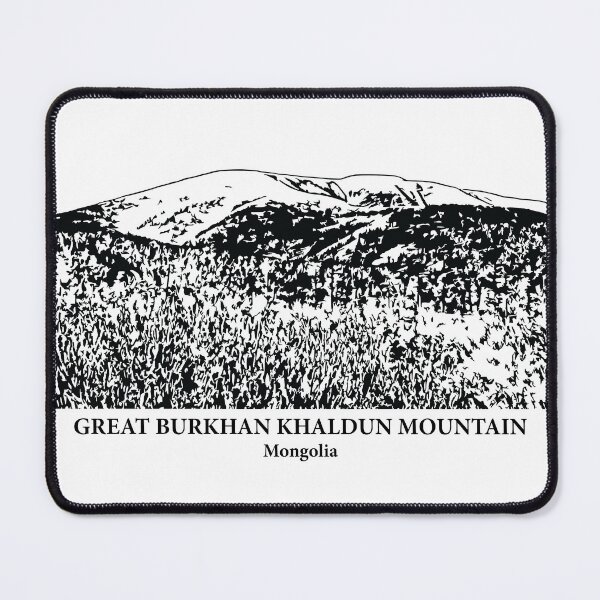 Item preview, Great Burkhan Khaldun Mountain - Mongolia designed and sold by Lakeric Cityscapes.