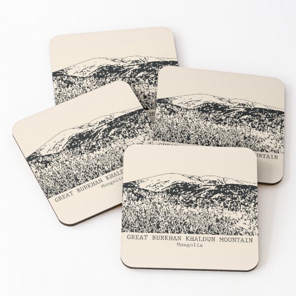 Item preview, Great Burkhan Khaldun Mountain - Mongolia designed and sold by Lakeric Cityscapes.