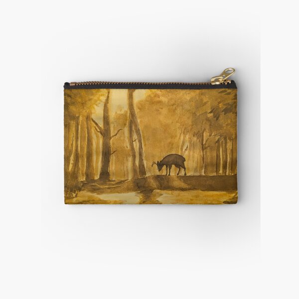 Item preview, Watercolour golden forest print designed and sold by limeartichoke.