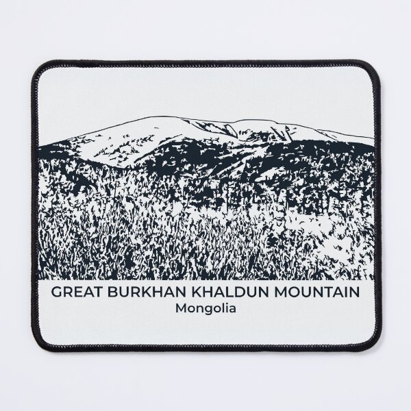 Item preview, Great Burkhan Khaldun Mountain - Mongolia designed and sold by Lakeric Cityscapes.