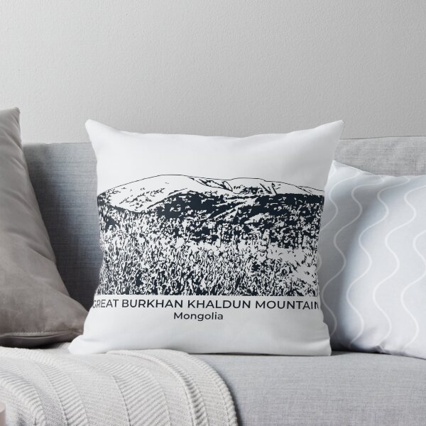 Item preview, Great Burkhan Khaldun Mountain - Mongolia designed and sold by Lakeric Cityscapes.