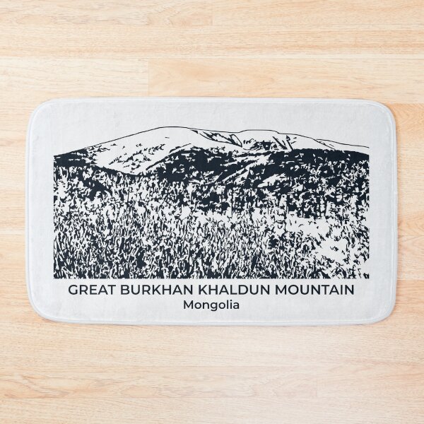 Item preview, Great Burkhan Khaldun Mountain - Mongolia designed and sold by Lakeric Cityscapes.