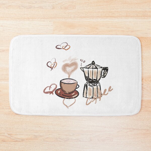 Item preview, Coffee love  designed and sold by Creative Hand Drawn Digital Art.