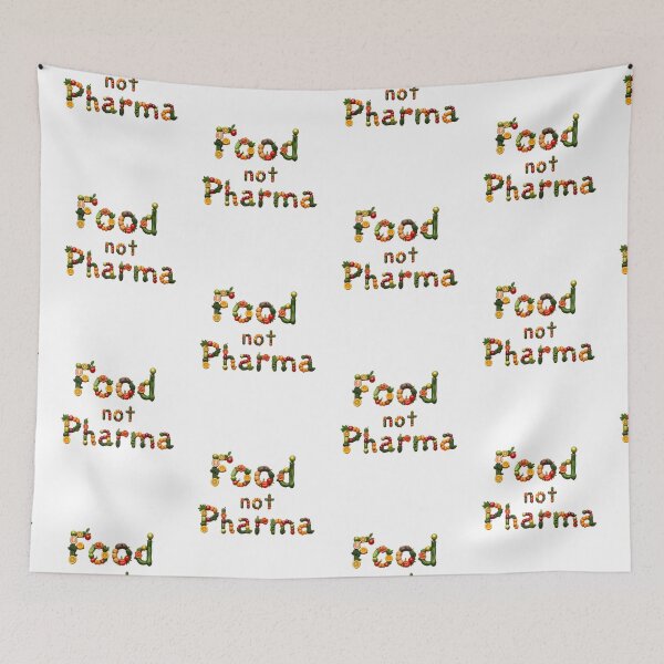 Item preview, Food Not Pharma designed and sold by AniArtPL.