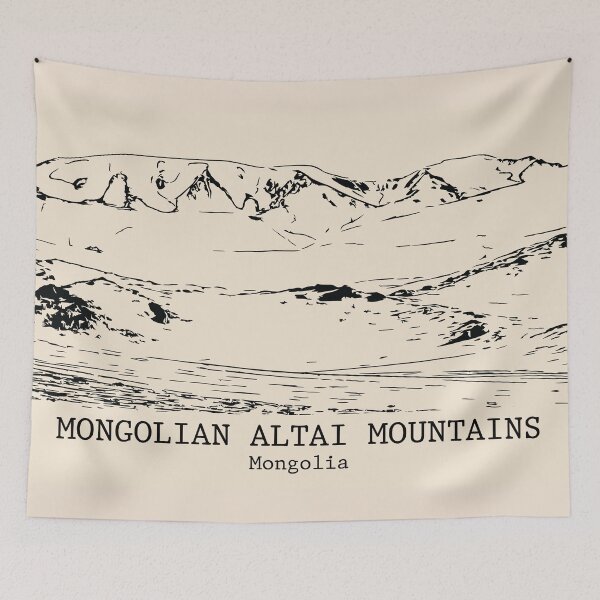 Item preview, Mongolian Altai Mountains - Mongolia designed and sold by Lakeric Cityscapes.