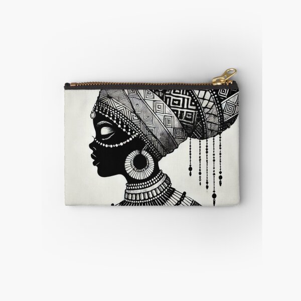 Item preview, Cultural Majesty African Woman in Bold Sketch Art designed and sold by OandSDesigns23.