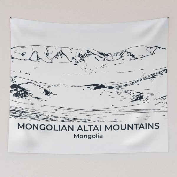 Item preview, Mongolian Altai Mountains - Mongolia designed and sold by Lakeric Cityscapes.