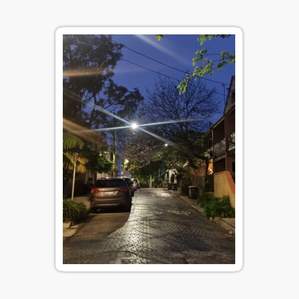 Item preview, damp dusk laneway designed and sold by WeirdPower.