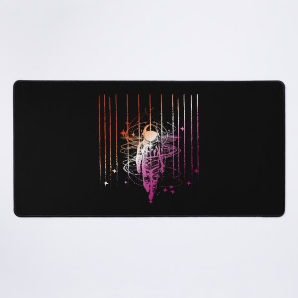 Item preview, Meteor Shower and Astronaut Graphic, Lesbian pride flag graphic, Perseids Meteor Shower, Universe, Astronaut, LGBTQ Graphic, Astronomy, Stars,  designed and sold by PrideBeProud.
