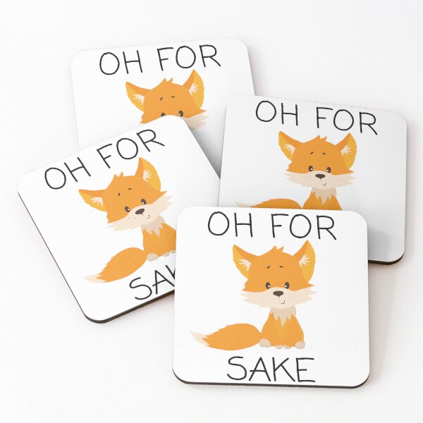 Item preview, Oh For Fox Sake – Cute & Funny Fox Design designed and sold by 2Shooze.