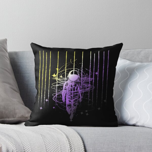 Item preview, Meteor Shower and Astronaut Graphic, Nonbinary pride flag graphic, Perseids Meteor Shower, Universe, Astronaut, LGBTQ Graphic, Astronomy, Stars,  designed and sold by PrideBeProud.