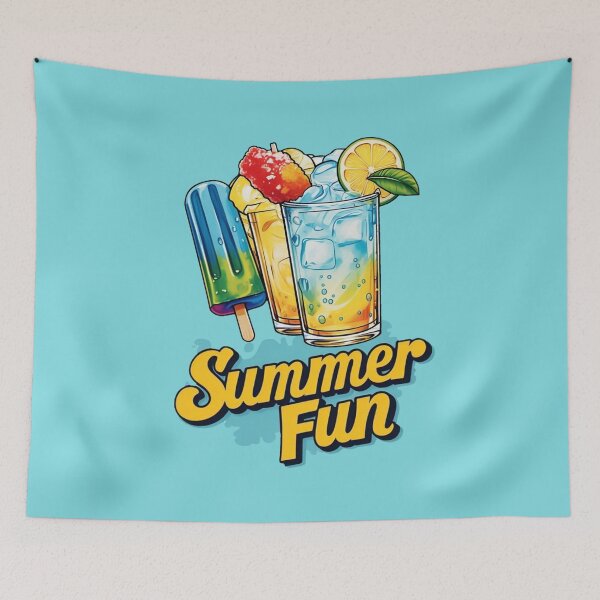 Item preview, Aesthetic Fun summer party adventure love treat designed and sold by LUCKYHAPPYFINDS.