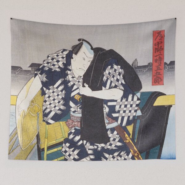 Item preview, Actor Triptych Altar Screen - Utagawa Kunisada designed and sold by store-wasabi.
