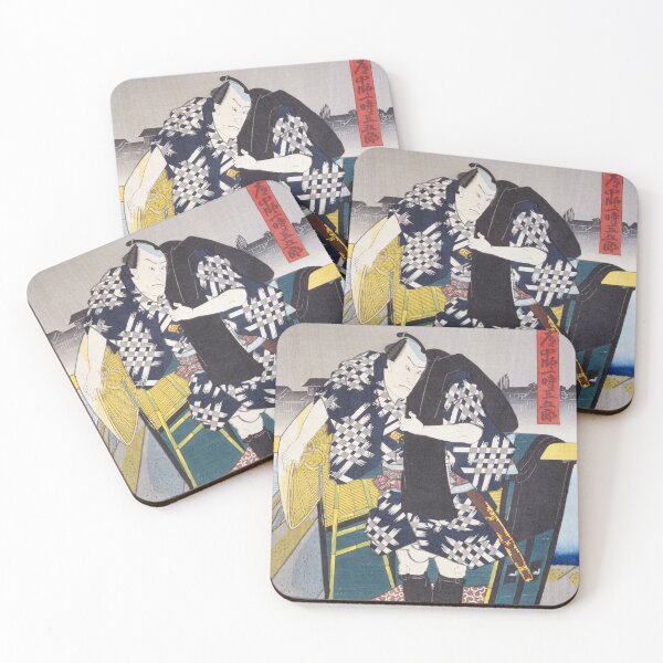 Item preview, Actor Triptych Altar Screen - Utagawa Kunisada designed and sold by store-wasabi.