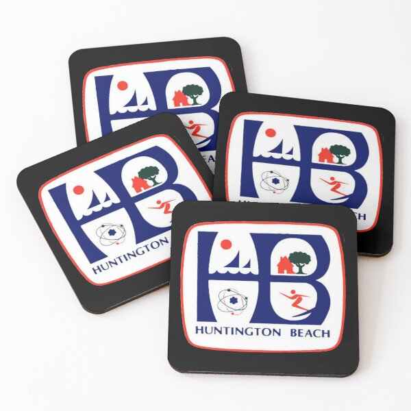 Item preview, Coat of arms of Huntington Beach, California USA designed and sold by Beluga Cat.