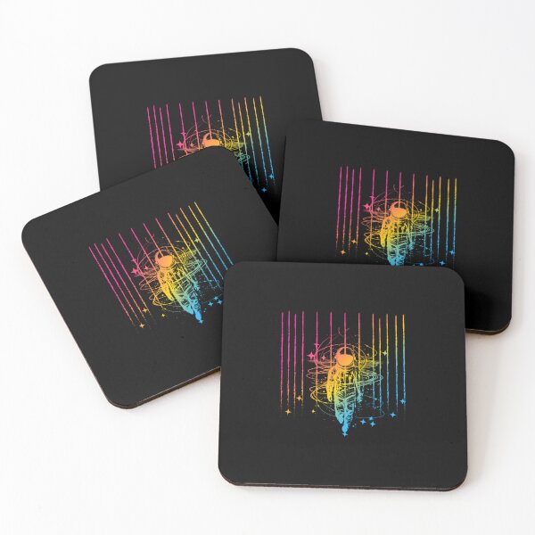 Item preview, Meteor Shower and Astronaut Graphic, Pansexual pride flag graphic, Perseids Meteor Shower, Universe, Astronaut, LGBTQ Graphic, Astronomy, Stars,  designed and sold by PrideBeProud.