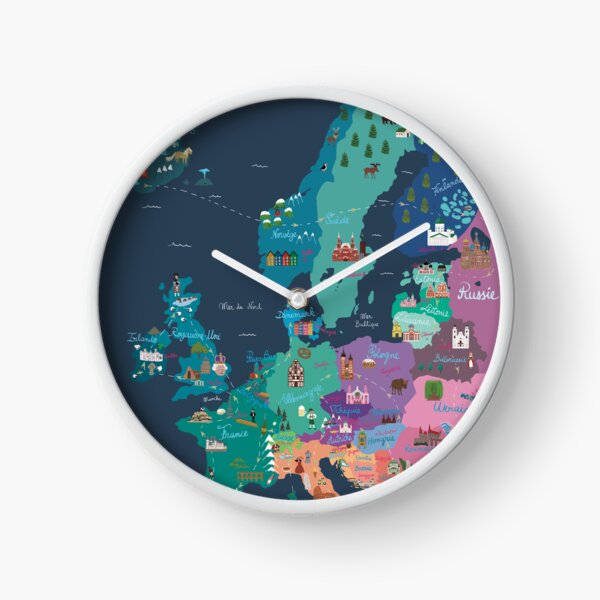 Item preview, illustrated map of Europe designed and sold by Artichouette.