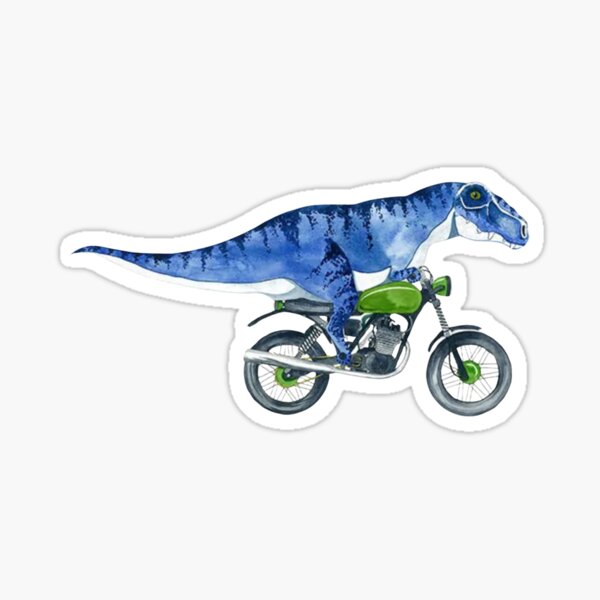 Item preview, T-Rex on a Motorcycle designed and sold by thundergearshop.