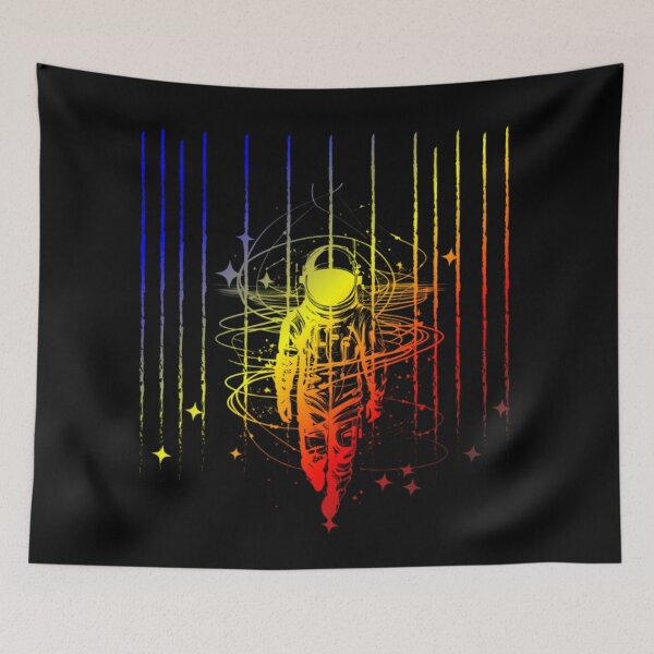 Item preview, Meteor Shower and Astronaut Graphic, Polyamory pride flag graphic, Perseids Meteor Shower, Universe, Astronaut, LGBTQ Graphic, Astronomy, Stars,  designed and sold by PrideBeProud.