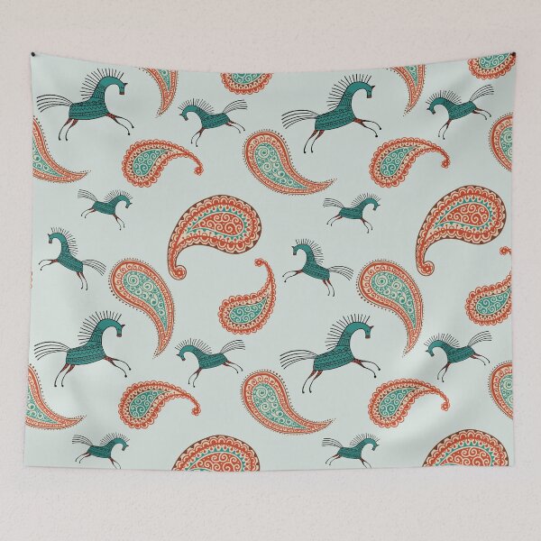 Item preview, Paisley and Ponies designed and sold by TurquoiseBird.