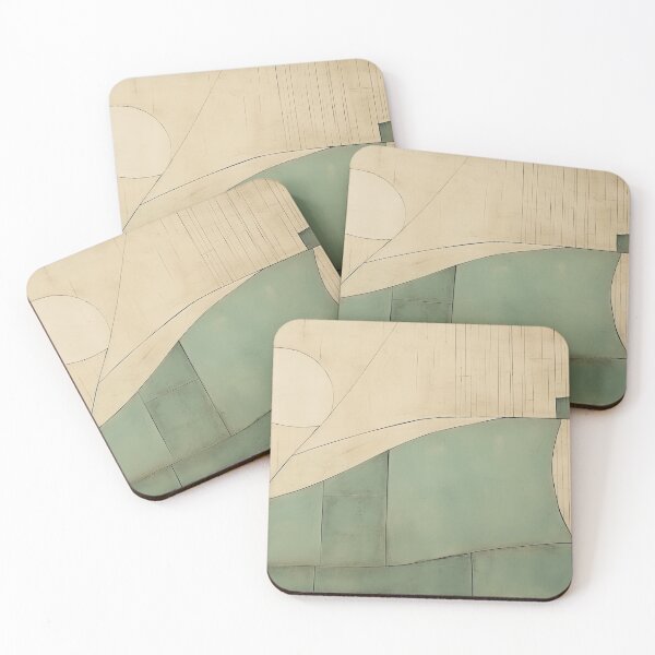 Item preview, Abstract sage green japandi nature designed and sold by filigreedigital.