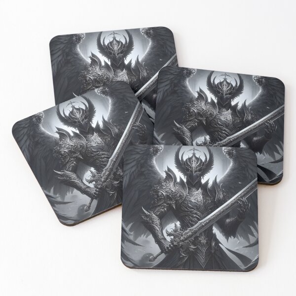 Item preview, Black Paladin Warrior designed and sold by GalleryBrisArt.