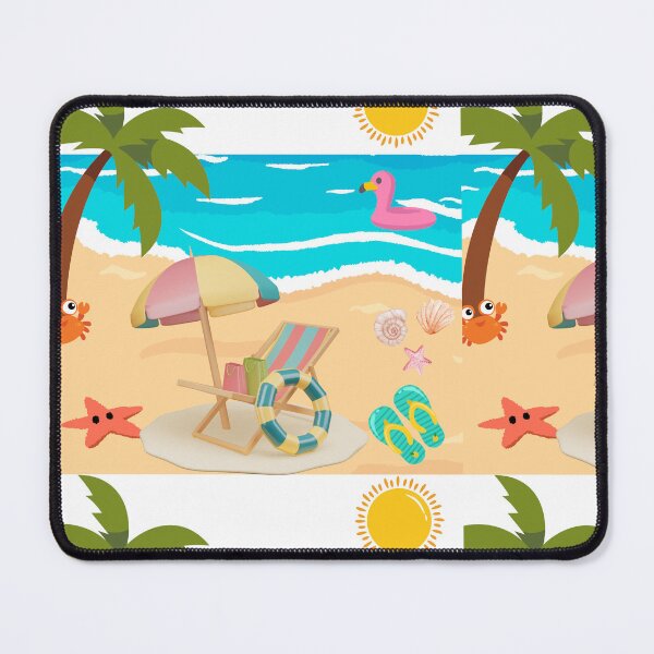 Item preview, "Tropical Beach Vibes – Fun & Relaxing Summer Illustration" designed and sold by Mediatrix31.