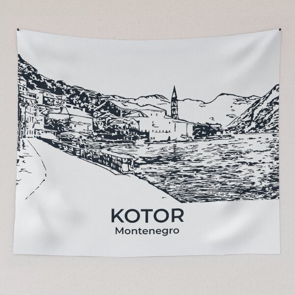 Item preview, Kotor - Montenegro designed and sold by Lakeric Cityscapes.