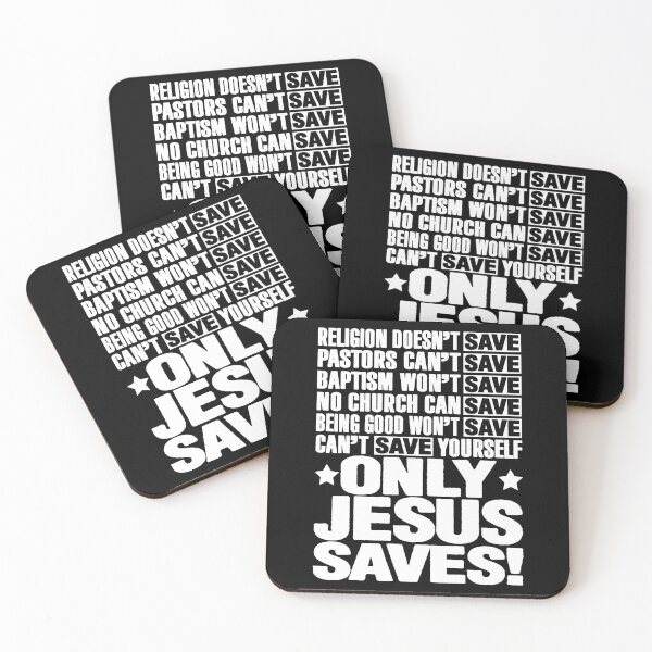 Item preview, Only Jesus Saves designed and sold by plushism.
