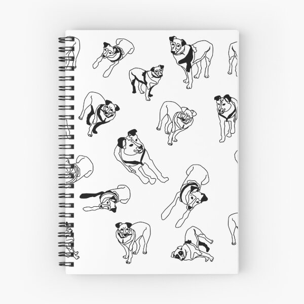Item preview, A lot of dogs in line style. Black and white illustration. For dog lovers designed and sold by Svetaslavna.