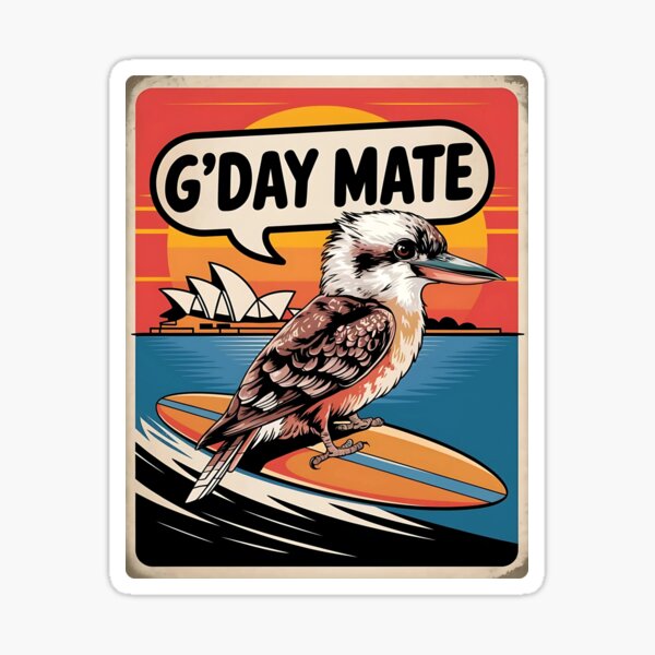 Item preview, G'day Mate designed and sold by HappyHarmonyArt.