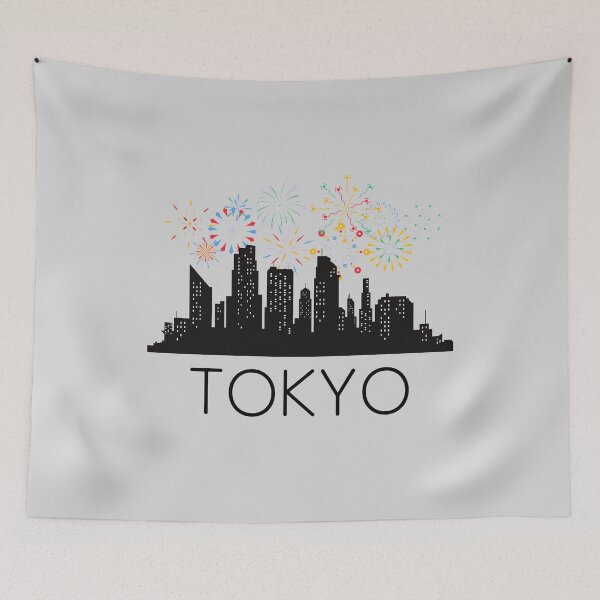 Item preview, All the views of Tokyo and Firework designed and sold by JAPANESE FAVORITES.