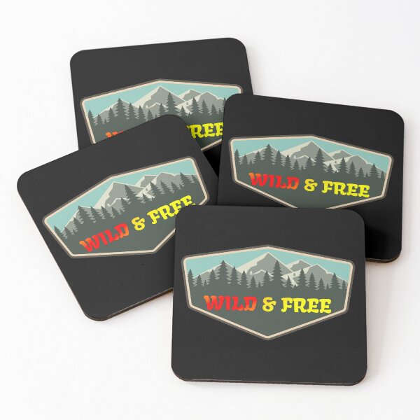 Item preview, Wild And Free, Adventure in Mountains and Forest designed and sold by Sarcastic Tee.