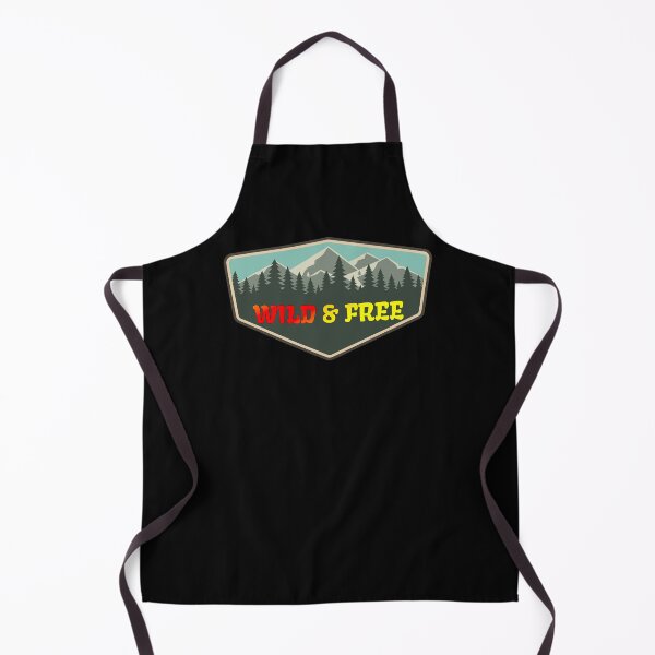 Item preview, Wild And Free, Adventure in Mountains and Forest designed and sold by Sarcastic Tee.