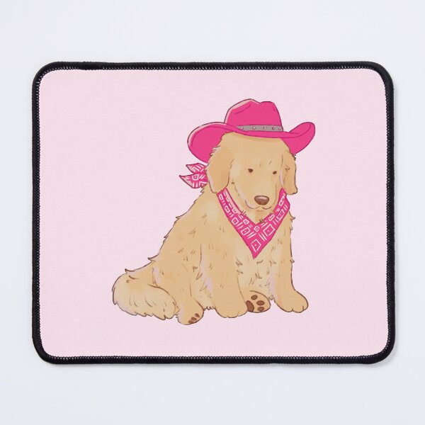 Item preview, Cowboy Golden Retriever – Cute Western Dog Illustration designed and sold by YaraCuteArt.