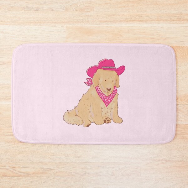 Item preview, Cowboy Golden Retriever – Cute Western Dog Illustration designed and sold by YaraCuteArt.