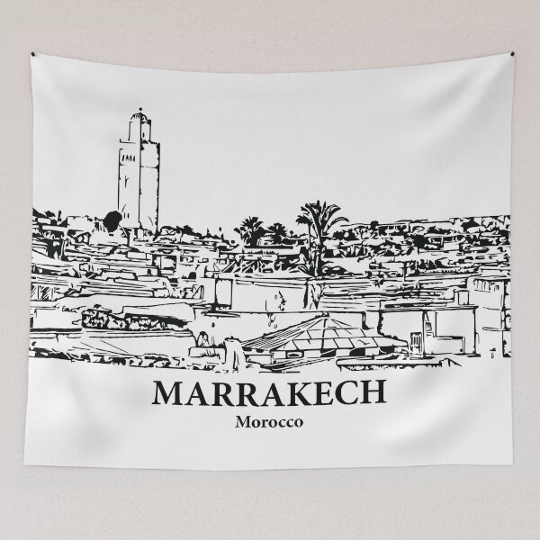 Item preview, Marrakech - Morocco designed and sold by Lakeric Cityscapes.