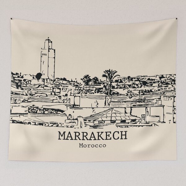 Item preview, Marrakech - Morocco designed and sold by Lakeric Cityscapes.