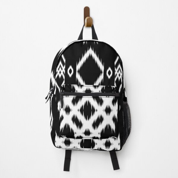 Item preview, Abstract Black & White Ikat Seamless pattern designed and sold by Zineshopz.