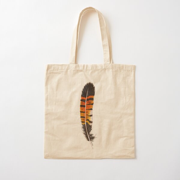 Red-Tailed Black Cockatoo Feather Cotton Tote Bag