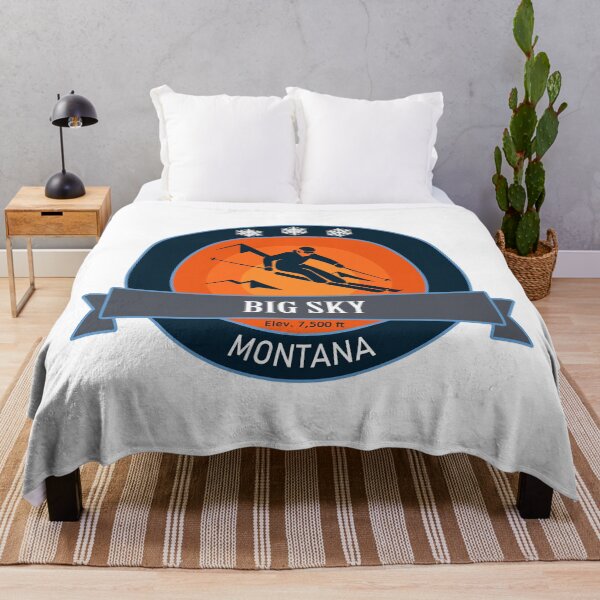 Item preview, Big Sky Montana Skiing Badge designed and sold by Wanderful-roads.