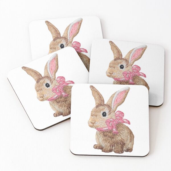Item preview, Faux Embroidery Bunny Design - Cute Easter and Kids Artwork designed and sold by tarzbol.