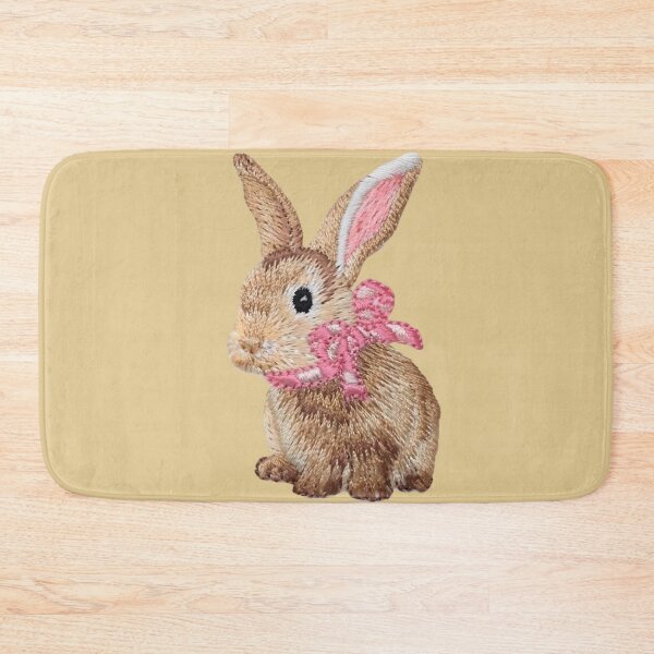 Item preview, Faux Embroidery Bunny Design - Cute Easter and Kids Artwork designed and sold by tarzbol.