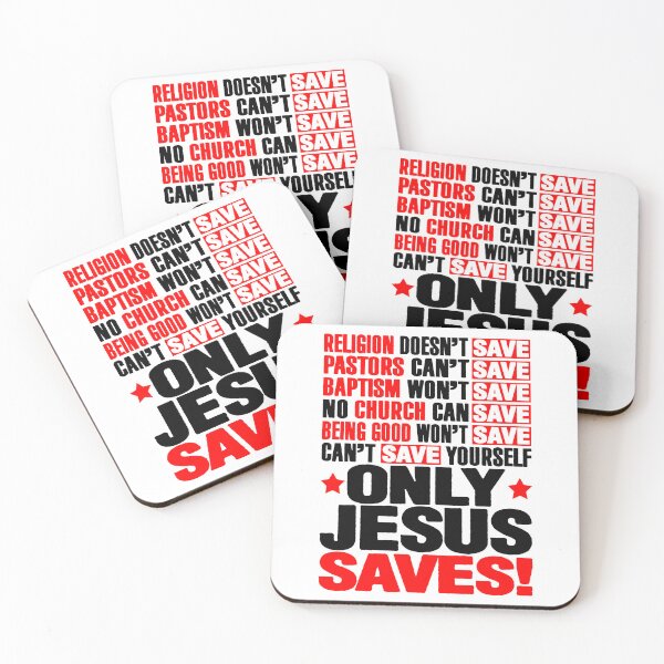 Item preview, Only Jesus Saves designed and sold by plushism.