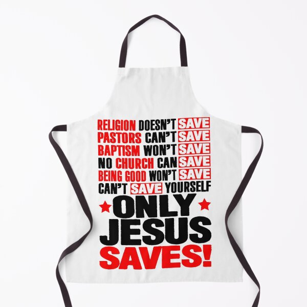 Item preview, Only Jesus Saves designed and sold by plushism.